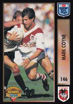 1994 Dynamic Rugby League Series 1 #146 Mark Coyne Front